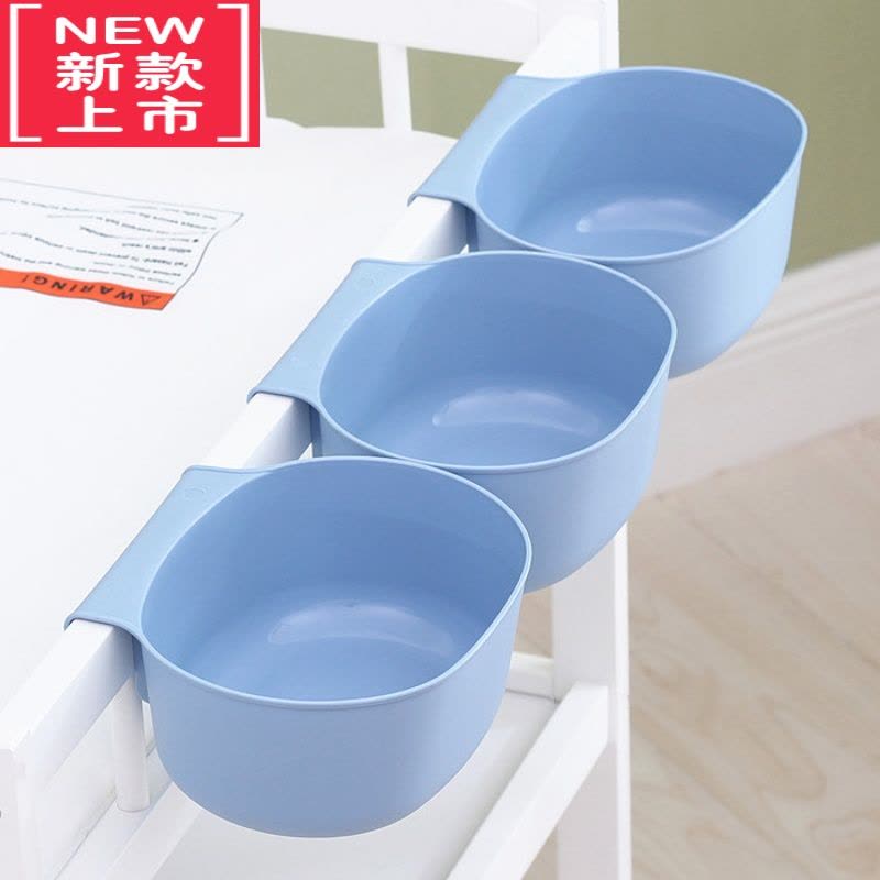 可莉允尿布台收纳盒塑料婴儿床边挂篮抚触按摩台置储物篮尿布收纳挂袋图片