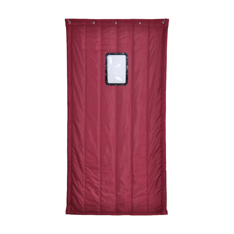 天空桥 棉门帘 MML-150酒红色30*45cm二层棉 平方米高清大图