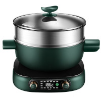 苏泊尔 C21-ICD33 电磁炉 家用多功能小型迷你大功率炖煮一体锅火锅 墨绿
