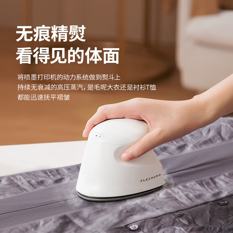 飞乐思(Flexwarm)家用纳米蒸汽挂烫机雅致白高清大图