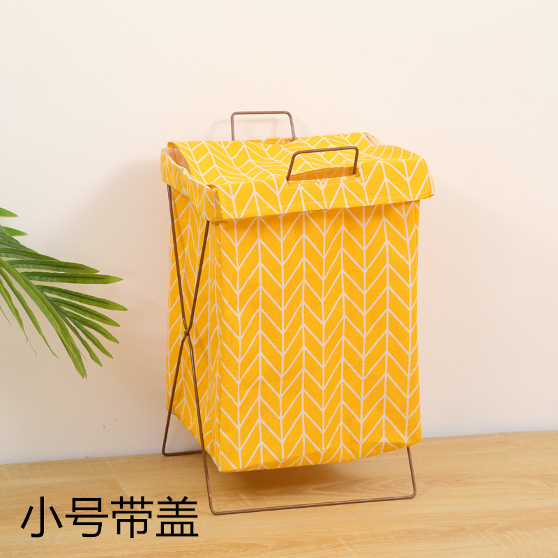 脏衣服收纳棉麻脏衣服收纳筐可折叠支架防水超大脏衣篮防水洗衣篮