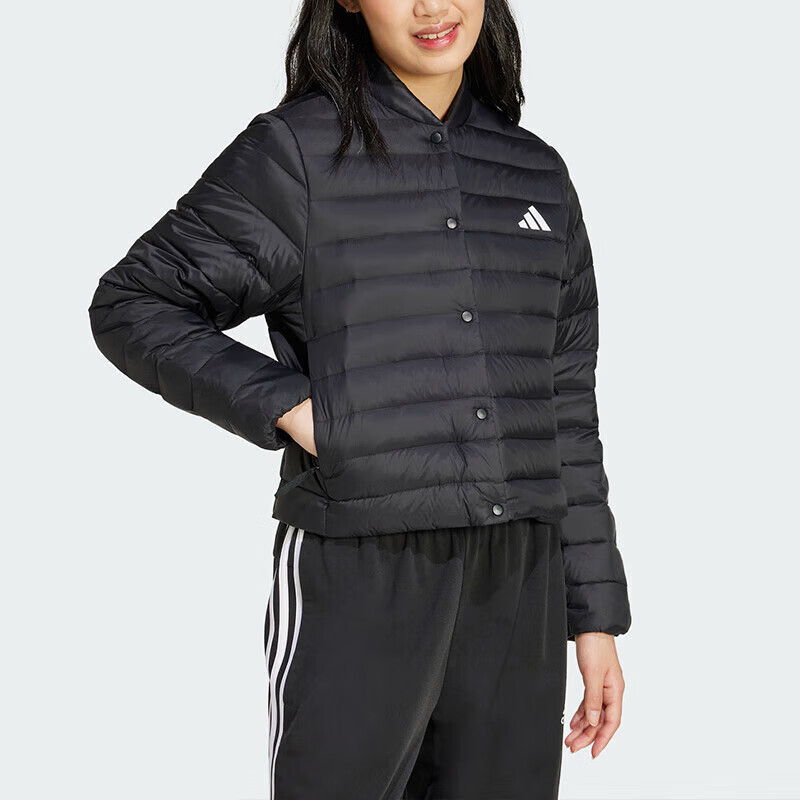 阿迪达斯 (adidas)女装新款600蓬鸭绒休闲时尚立领保暖羽绒外套 JM1234 ZP高清大图