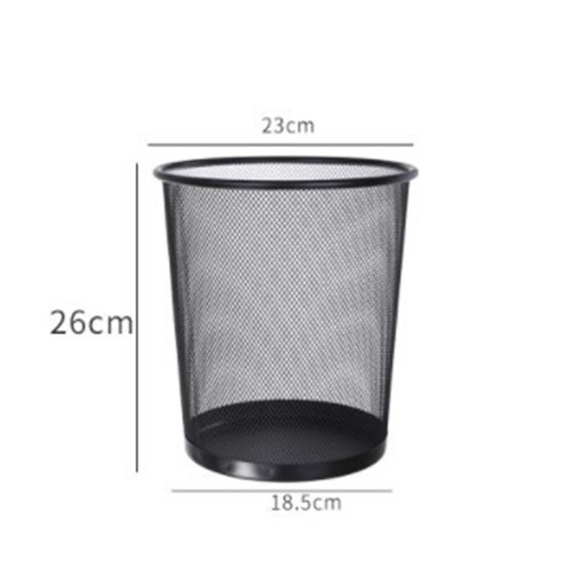 室内垃圾桶铁艺金属9L 23*26*18.5CM