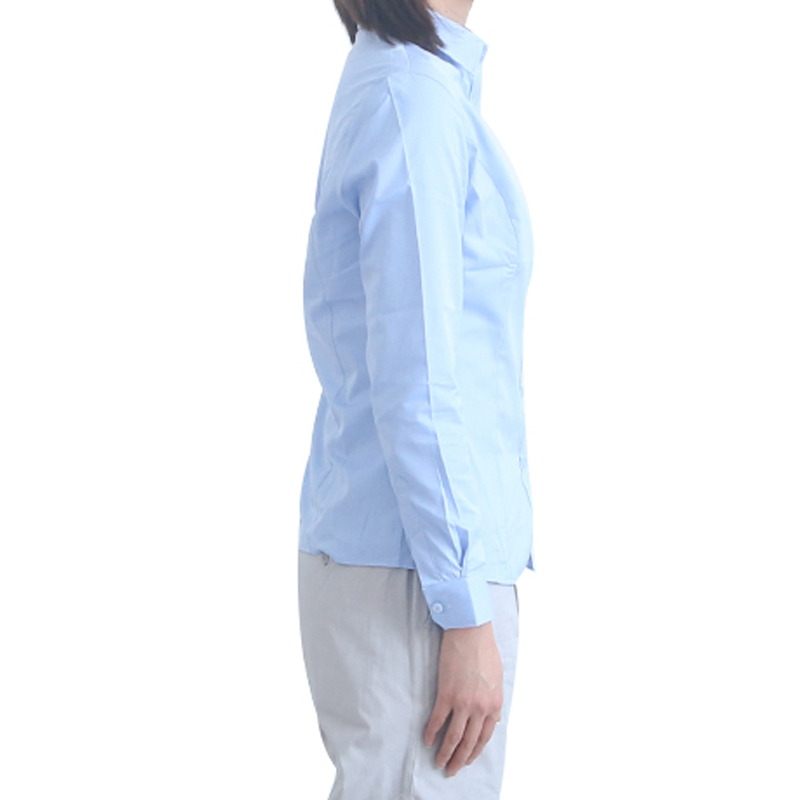 燕舞 BD2EX622004Z1F 衬衫 女士夏季工作服上衣 定制款 35-40码（单位：件）浅蓝色高清大图
