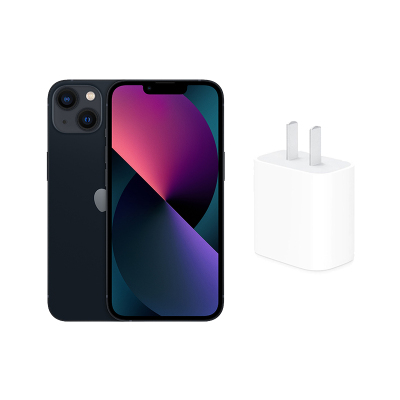 [套餐]iPhone 13 256G 午夜色 5G全网通手机+20W适配器