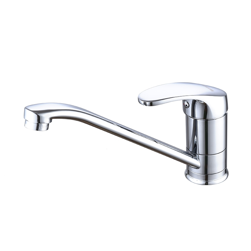 闪电客矮款长嘴铜厨房水龙头铜冷热洗菜盆水龙头可旋转水龙头水槽龙头