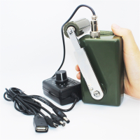 手摇发电机大功率手摇充电器回固户外手机电脑应急充电30W0-28V