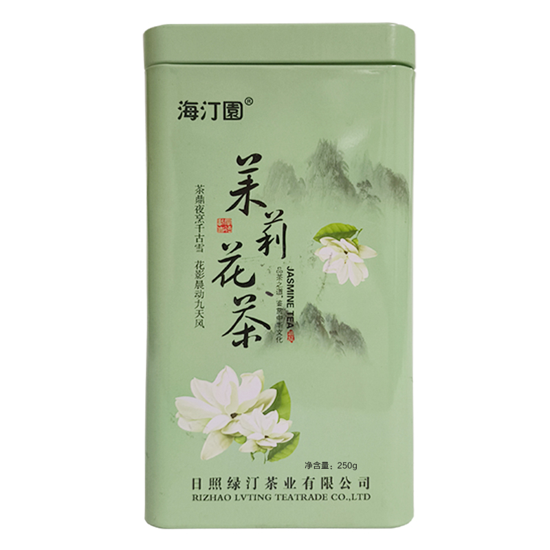 海汀园 茉莉花茶 250g 罐高清大图