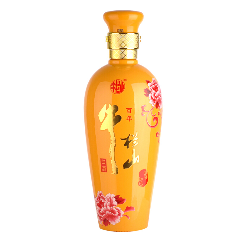 牛栏山百年二锅头白酒 酒寻知己 金花 42度500ml 整箱6瓶装