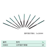 世达0380310件套什锦锉5x180MM_784