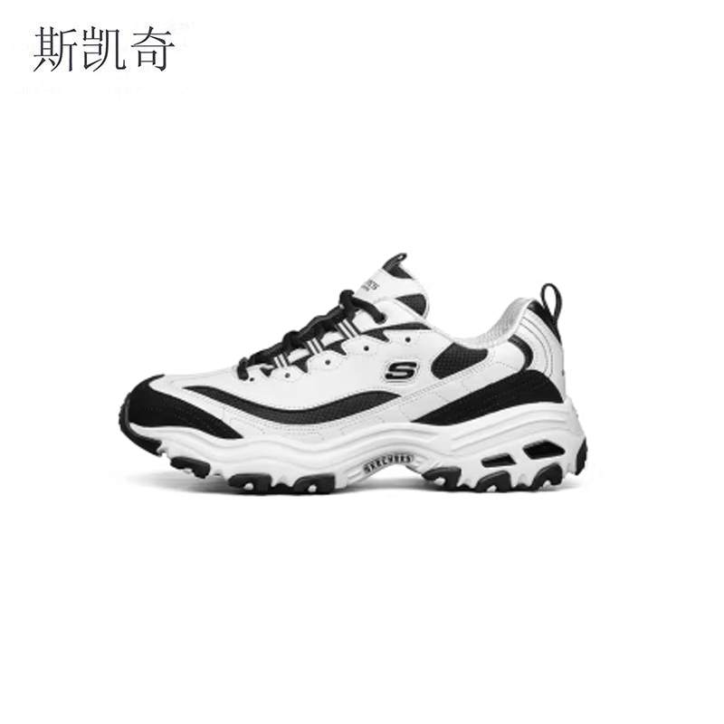 斯凯奇 老爹鞋男款 42 52675-WBK/双高清大图