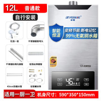 12升普通款+变频恒温+ 断电记忆+节能 液化 半球家用燃气即热式热水器天然气12L升恒温强排式16L升浴室煤气定制商品