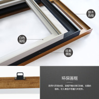 黑白工业风装饰画现代简约创意复古酒吧咖啡客厅背景挂画 B款-金门大桥 60*40白色简框