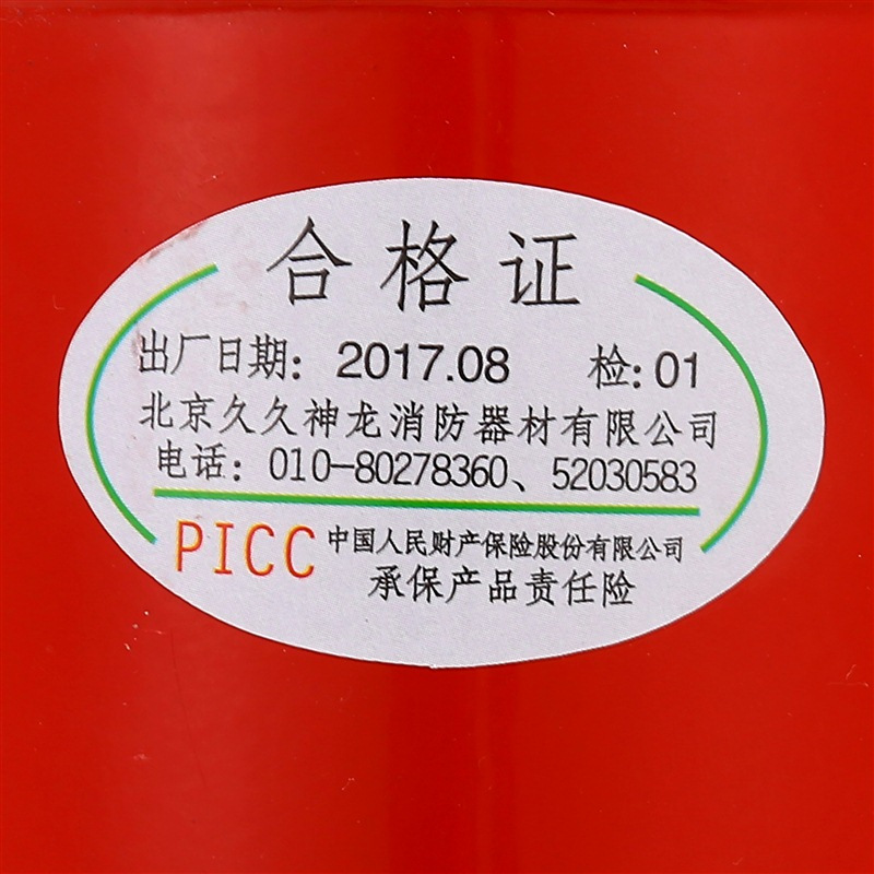 神龙 灭火器 车载灭火器1公斤+支架 干粉灭火器MFZ/ABC1+车载固定支架 安全行车套装 1套