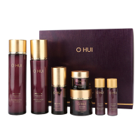 【苏宁自营】OHUI欧蕙时光菁纯焕颜系列礼盒7件套（380ml）滋润焕颜 化妆品护肤礼盒