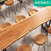 尋木匠北欧实木吧台桌椅组合高脚桌子简约现代酒吧桌椅阳台靠墙长条桌