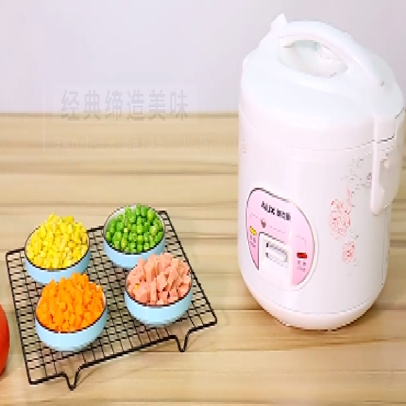 奥克斯（AUX）电饭煲 3L大容量电饭锅 家用机械式西施煲 操作简单 家用小电饭锅 WXA-0301 VK-301X8