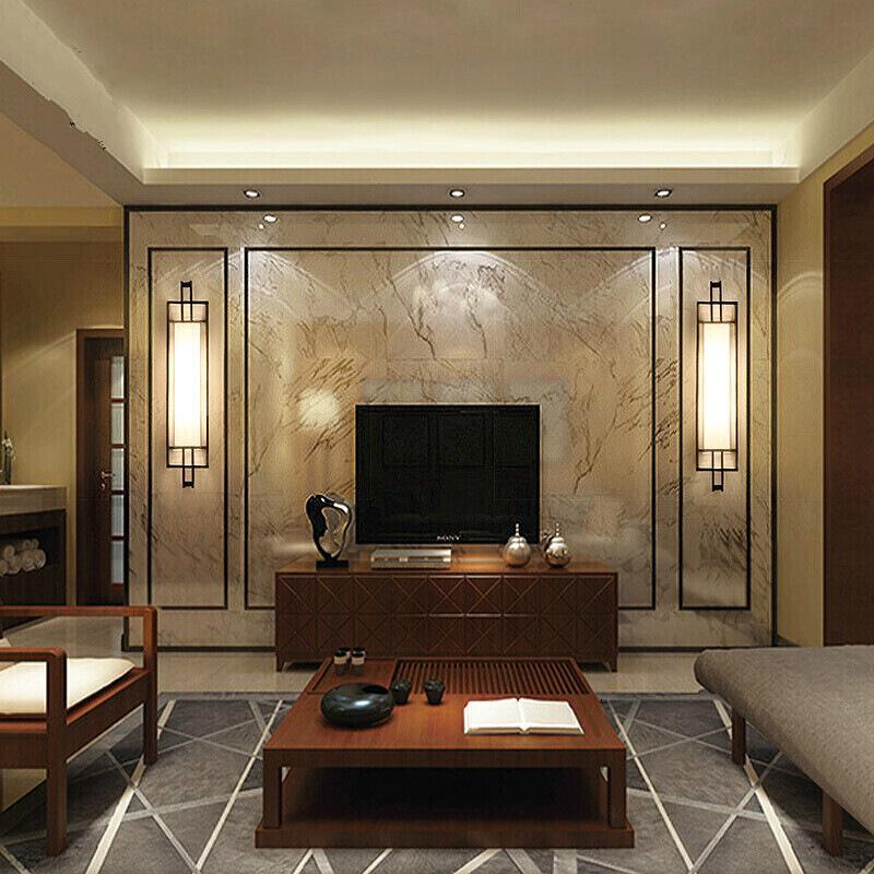 苏宁严选新中式壁灯客厅中国风现代简约卧室床头灯楼梯过道灯走廊灯