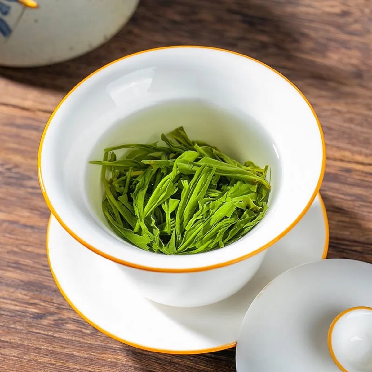 源御露毛尖茶新茶嫩芽绿茶明前浓香型春茶散装礼盒装250g高清大图