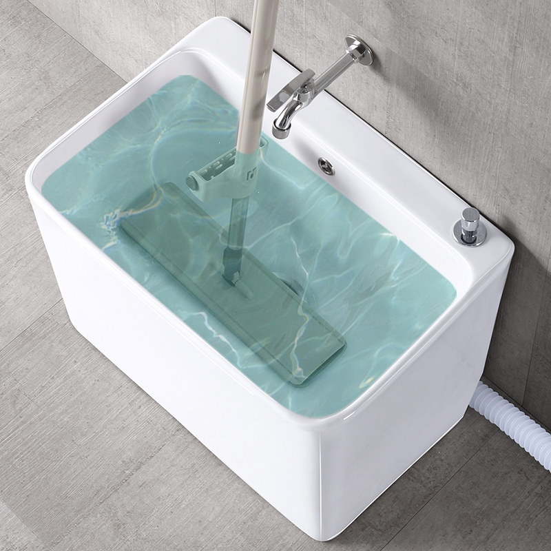 阳台洗拖把池水槽地拖盆知渡家用陶瓷拖布池墩布池大小号拖帕池参数