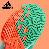 阿迪达斯 (adidas)羽毛球鞋 男女情侣款2018新品稳定透气跑步运动鞋减震耐磨乒乓球网球训练鞋 DA8868 绿色