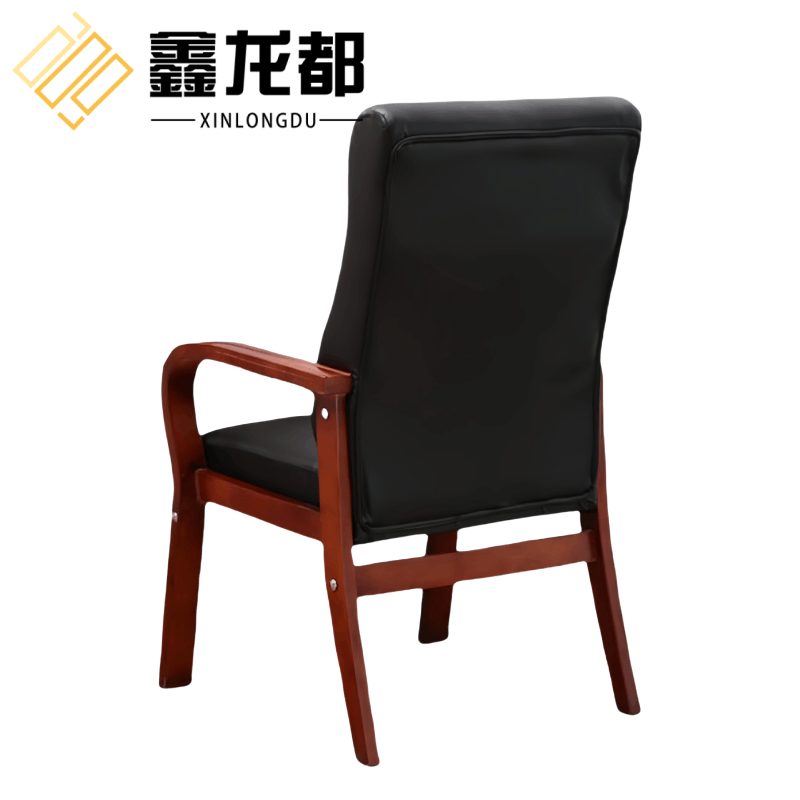 鑫龙都大班椅皮质高100cm把图片