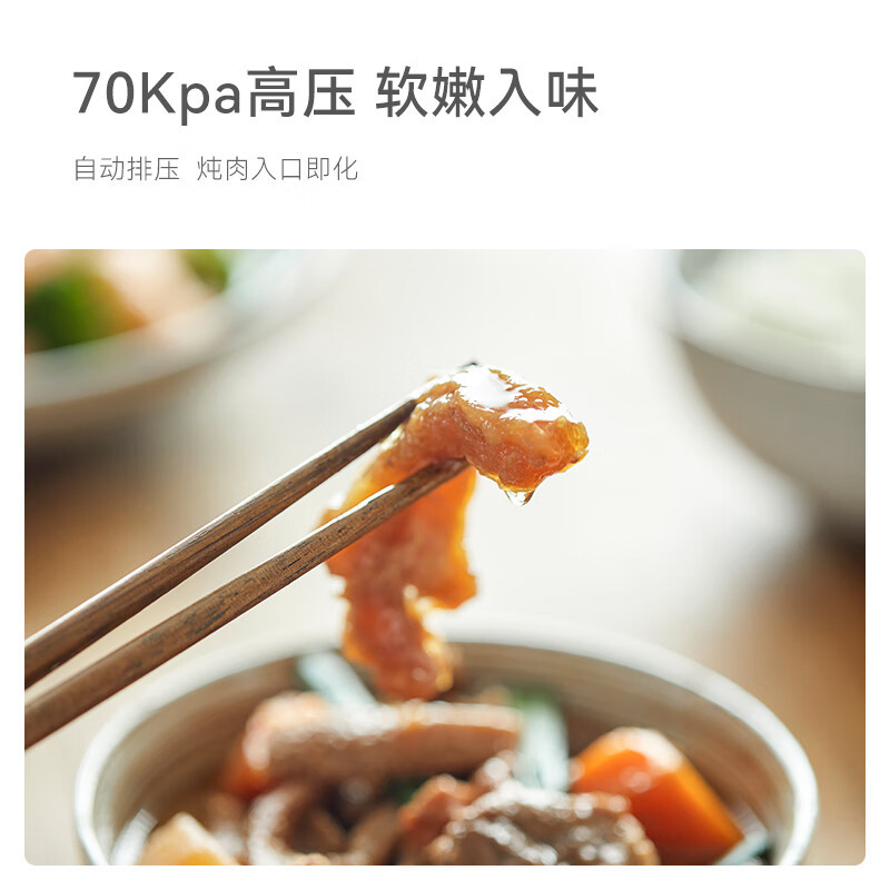 OLAYKS立时3L电压力锅旋钮款(陶白)YBW3001B DYLG00304高清大图