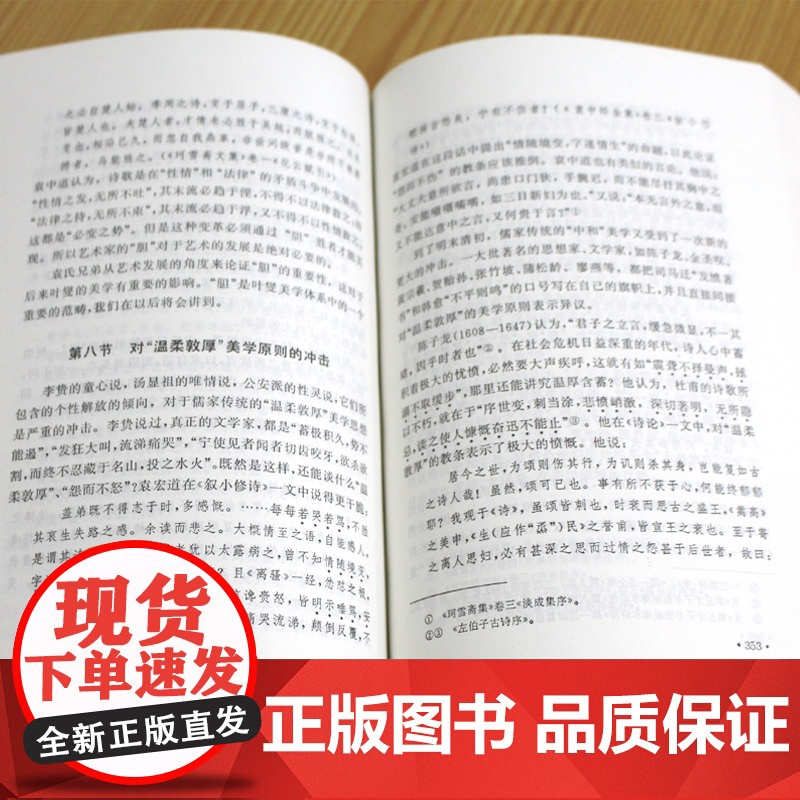 中国美学史大纲 叶朗 著 考研 书籍 学生考研图书 中国美学哲学美学书籍笔记 上海人民 世纪出版高清大图