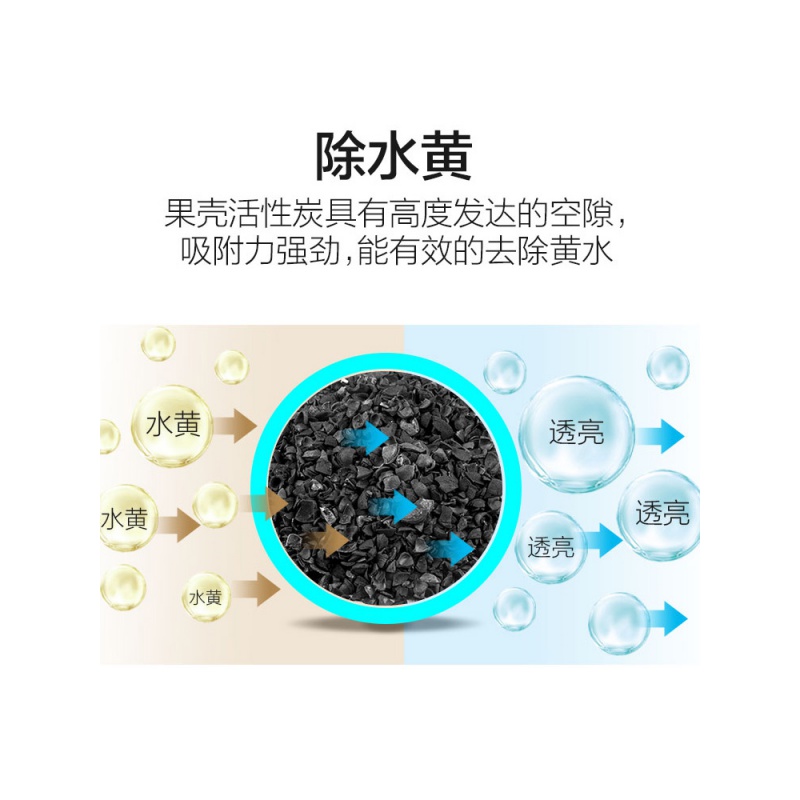 鱼缸过滤材料活性炭过滤滤材鱼缸水养鱼用品果壳椰壳活性炭高清大图