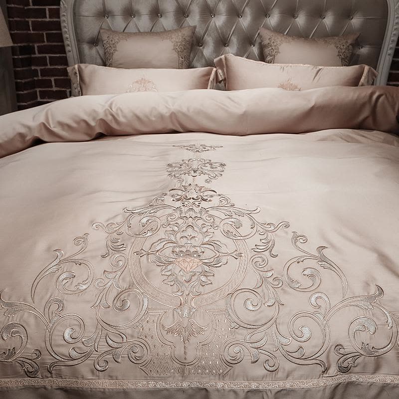 新款60S天丝绣花四件套图片