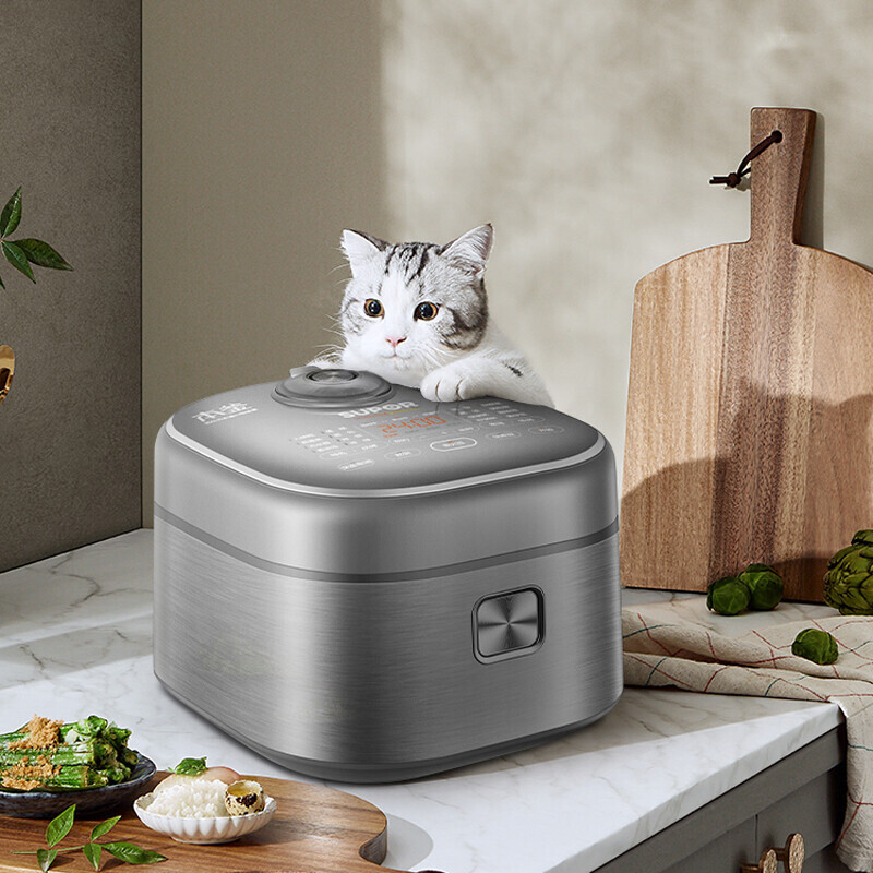 苏泊尔本釜ih电饭煲家用4l远红外穿透加热电饭锅多功能深空灰色sf40hc