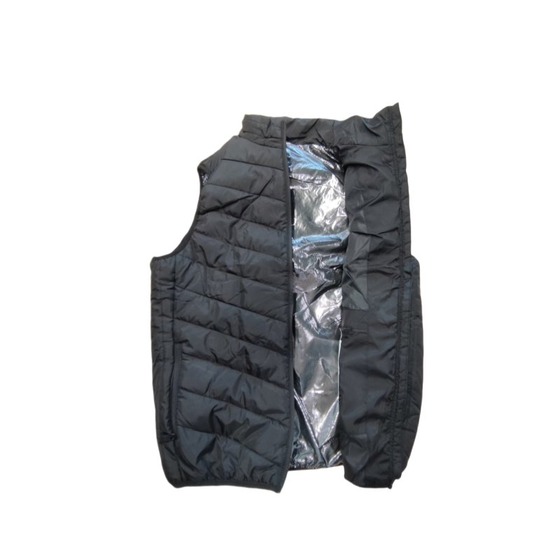 利可莉 防寒加热棉服马甲 黑色加热S-6XL 件高清大图