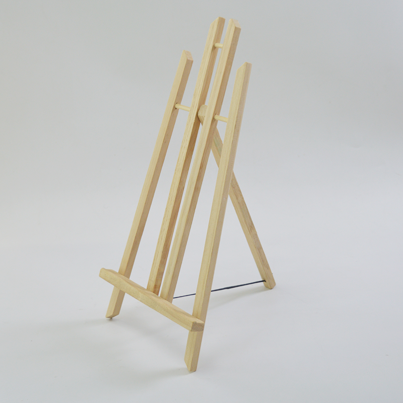 桌面台式画架可折叠画架木质展示架绘画素描水彩油画画架画框套装|c-3