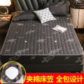 【南极人】夹棉床笠单件加厚床垫保护套防滑固定床罩全包防尘罩_994 180x200cm【夹棉床笠单件】 飞船-WMM