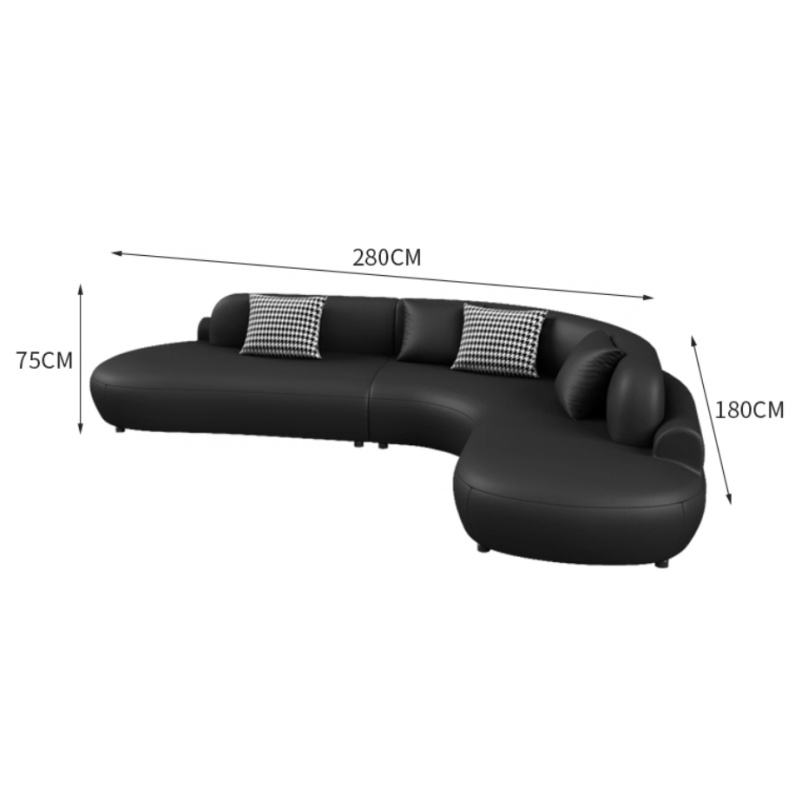 璎蕙 弧形 沙发2.4m 张高清大图