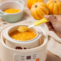 小熊婴儿辅食机bb煲0.8L电炖锅隔水电炖盅陶瓷蒸煮辅食锅DDZ-A08M3