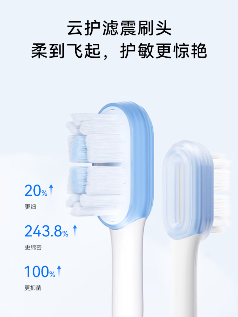 华为智选 力博得智能声波牙刷3 桃气粉高清大图