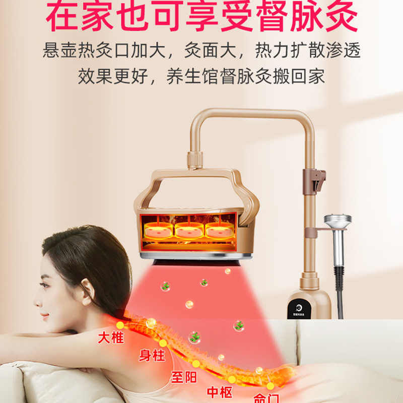 COFLYee 艾灸熏蒸仪家用艾灸仪器美容院专用一体机无烟理疗悬灸仪 标准版高清大图