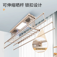 盼盼电动晾衣架J1升降晾衣架阳台晒衣杆自动烘干消毒晾衣杆