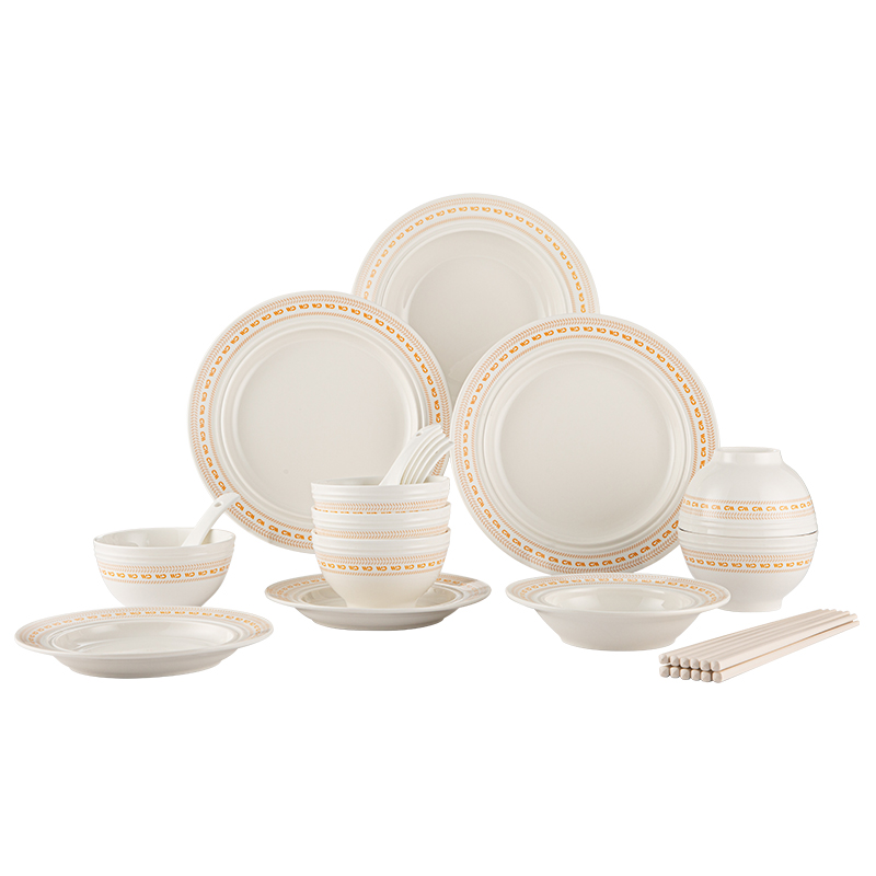 唯都 厨房餐具麦田守望餐具24件套W-CJ5424