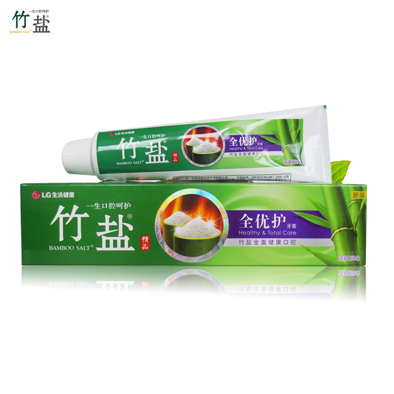 LG竹盐精品全优护牙膏170g