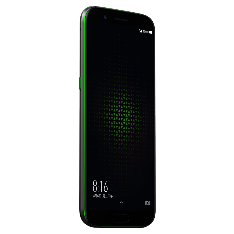 mi/小米黑鲨游戏手机 移动联通电信全网通4G 双卡双待 6GB+64GB 黑色 不带手柄