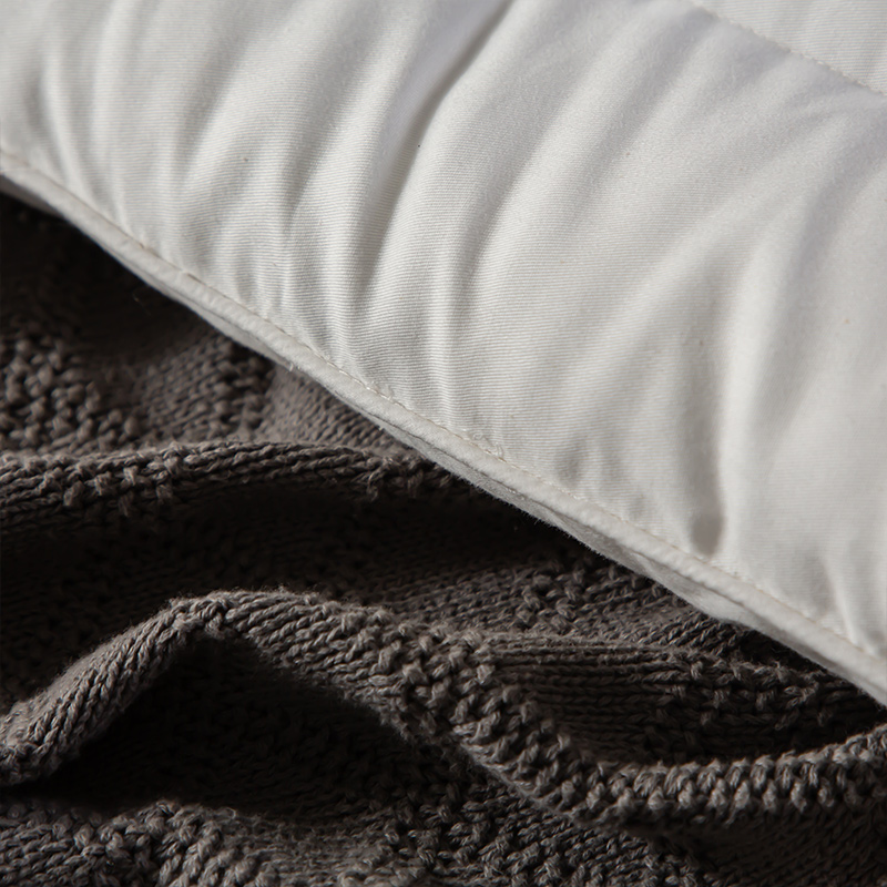 婵思 全棉护颈低矮扁枕芯高清大图