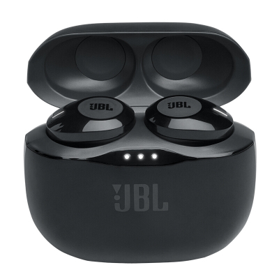 JBL TUNE120TWS 真无线蓝牙耳机 入耳式运动耳机 时尚色彩 双耳通话 立体声 宝石黑