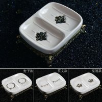 收纳盒欧式裂纹陶瓷沥水双层肥皂盒家用卫生间肥皂瓷皂托皂碟香皂盒生活日用