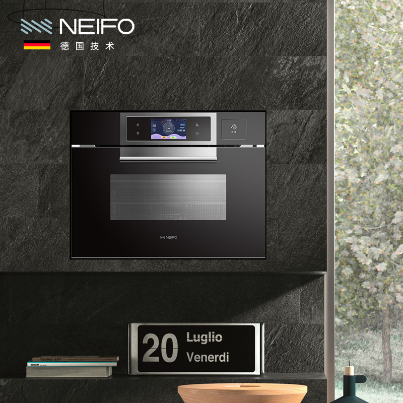 NEIFO/内芙 MOS408AT嵌入式微蒸烤箱家用微波炉电蒸箱一体机智能