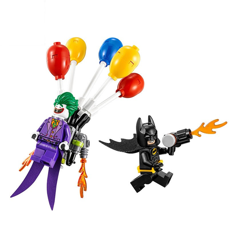 乐高 (LEGO)动画系列蝙蝠俠电影 小丑气球逃脱 儿童益智拼装组装塑料玩具 适合6-12岁 约100-200块