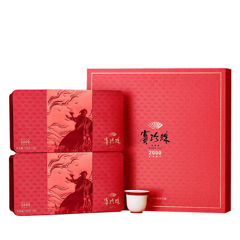 八马茶业(BAMA TEA) 乌龙茶赛珍珠2000 安溪铁观音浓香型特级250g AA2085