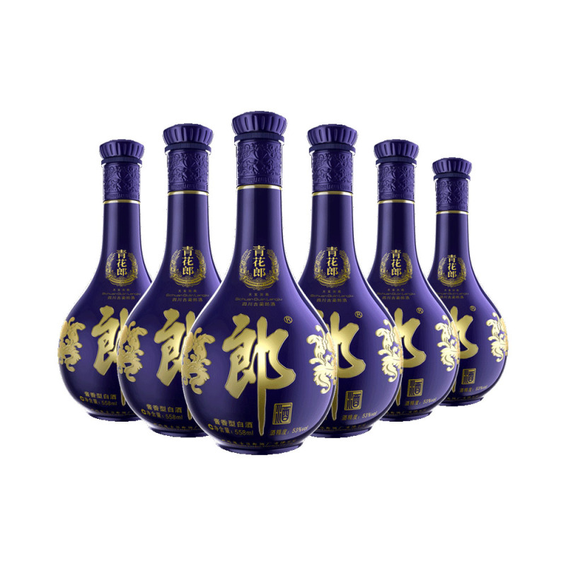 郎酒青花郎53度酱香型白酒558ml6瓶整箱装参数