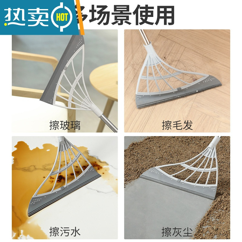 敬平拖把家用一拖净懒人大号海绵拖把头挤水免手洗净拖地器家用吸水